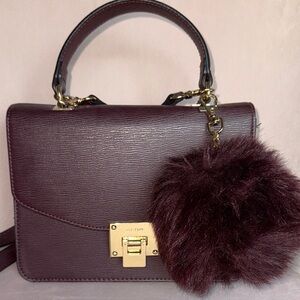 Aldo Maroon Top Handle Bag